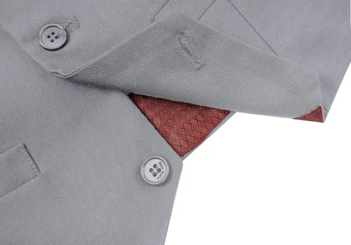 Miniatura 4 de Chaleco de traje formal de 3 botones para niños