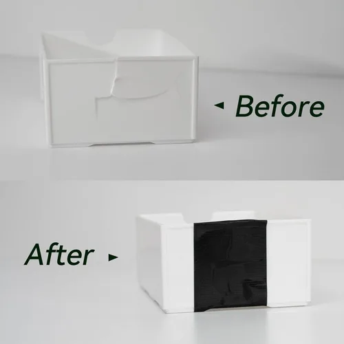 Miniatura 6 de Reniteco Cinta adhesiva negra: 2 pulgadas x 45 yardas, impermeable y para todo tipo de clima, sin residuos, resistente a los rayos UV, resistente