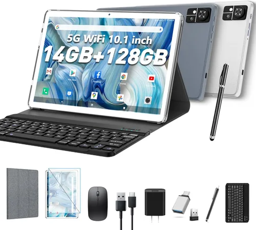 Miniatura 8 de EITOMIN Tablet de 10 pulgadas 2026 Última tableta Android con 128GB ROM+14GB RAM+1TB Expandir Octa-Core 5G WiFi 4G Celular para T-Mobile 13MP+8MP