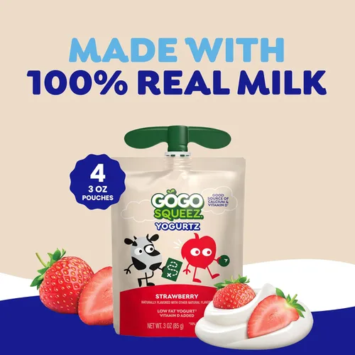 Miniatura 5 de GoGo squeeZ yogurtZ, plátano, 3 onzas