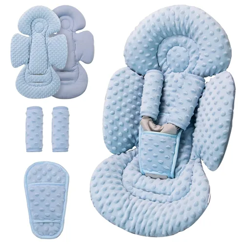 Miniatura 8 de Inserto de asiento de coche para bebé Genérico Compatible con columpio Mamaroo y columpio Graco y asiento de coche para bebé, soporte de cabeza