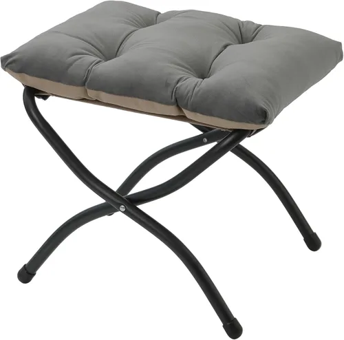 Miniatura 15 de Otomana Plegable de 15"(A), Taburete Reposapiés Plegable, Taburete Pequeño Portátil para el Pie para Sofá, Otomana Reposapiés Plegable Colapsible