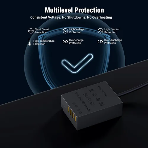 Miniatura 8 de NP W126S Batería ficticia CP-W126 Adaptador de corriente alterna compatible con Fujifilm X100VI X-M5 X-T50 X-T30 III X-E5 X Half X100V X-T3 X-Pro3