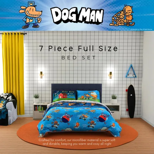 Miniatura 164 de Franco - Juego de edredón y sábanas supersuaves con funda, para niños, 7 piezas, tamaño matrimonial, Five Nights At Freddy's Cinco noches en Freddy's