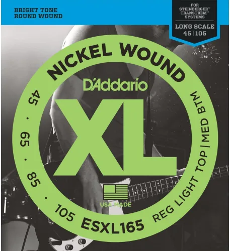 Miniatura 16 de D'Addario XL Nickel EXL170S - Cuerdas para bajo de 4 cuerdas con entonación perfecta, sensación uniforme, durabilidad potente, calibre 45-100