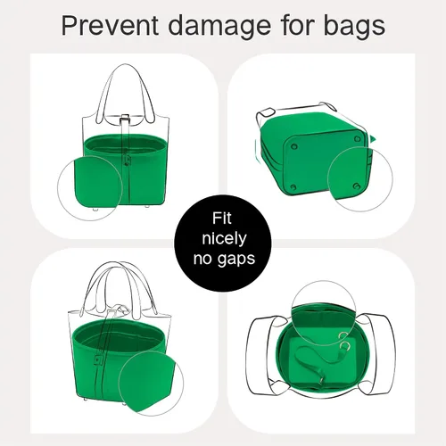 Miniatura 4 de Se adapta a Picotin 18 bolsas, inserto organizador de bolso de seda de alta calidad, suave al tacto y ligero, organizador de lujo con caja de regalo