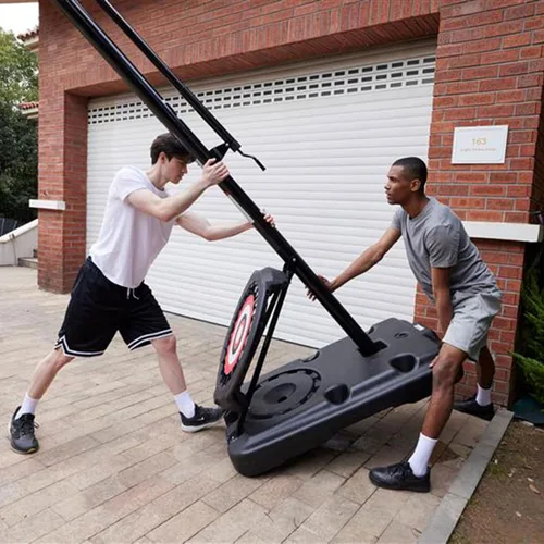 Miniatura 7 de IE Sports Aro de baloncesto portátil con altura ajustable de 7.5-10 pies y reboteador