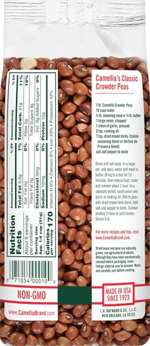 Miniatura 2 de Camellia Brand Guisantes secos de Crowder, 1 libra (paquete de 12)