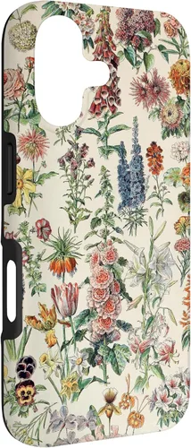 Miniatura 3 de Cute Flowers Vintage Botanical Flower Illustration Case for iPhone 17