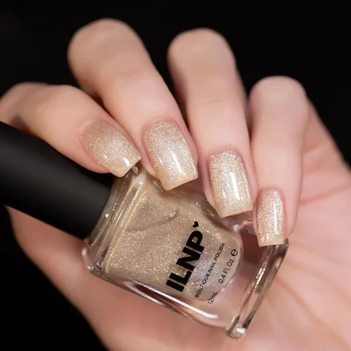 Miniatura 3 de ILNP Cashmere - Esmalte de uñas holográfico magnético, manicura resistente al desprendimiento, no tóxico, vegano, libre de crueldad, color beige