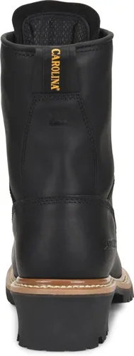 Miniatura 7 de Carolina - Botas estilo leñador para hombre (20 cm). Negro