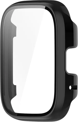 Miniatura 5 de Funda de cobertura completa con protector de pantalla compatible con Redmi Watch 3/3 Lite/3 Active, Disscool PC y Real Glass Reemplazar la funda