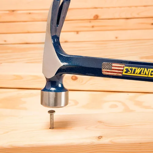 Miniatura 4 de ESTWING BIG BLUE Martillo de Carpintería - 25 oz Garra Recta Rasgadora con Construcción de Acero Forjado y Empuñadura de Reducción de Vibraciones