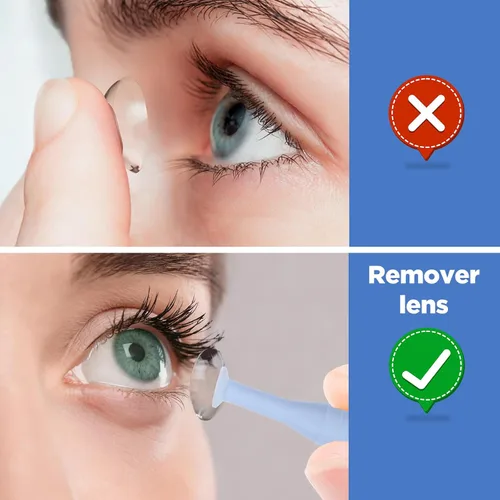 Miniatura 3 de 10 herramientas aplicadoras de contactos, herramientas aplicadoras de lentes de contacto, ventosa suave de succión suficiente, herramienta