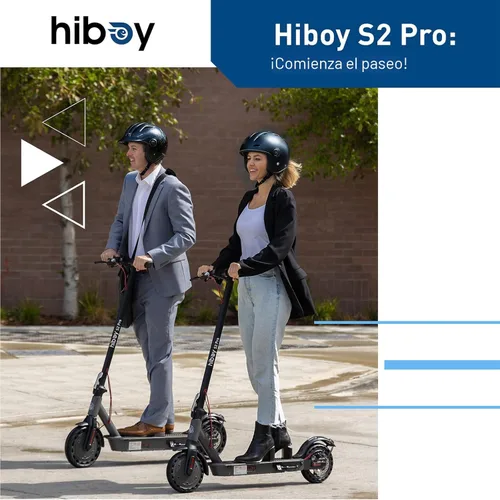 Miniatura 7 de Scooter eléctrico Hiboy S2 Pro, motor de 500 W, neumáticos sólidos de 10 pulgadas, rango de 25 millas, 19 mph, scooter eléctrico plegable para S2