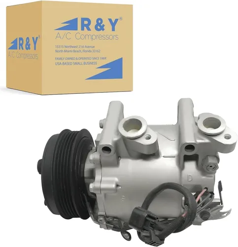 Compresor de CA RYC y embrague de A/C EG891 (se adapta a Honda CR-Z 1.5L 2011, 2012, 2013, 2014, 2015; compatible con Honda Insight 1.3L 2010, 2011,