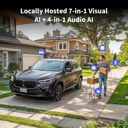 Miniatura 4 de Aqara Cámara Hub G5 Pro de 4MP WiFi, Cámara de Seguridad para Exteriores con Visión Nocturna a Todo Color, WiFi 2.4/5GHz, HomeKit Secure Video