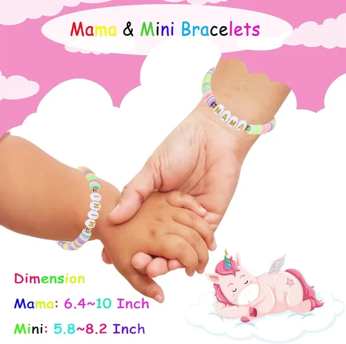 Miniatura 4 de Pulsera para el primer día de Shcool Kindergarten de primer grado para el regreso a clases, regalos para mamá e hija, pulseras para mamá e hija
