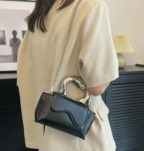 Miniatura 2 de Bolso pequeño de color plateado, bolsos cruzados, bolsos de noche Y2K, bolso de mano para mujer, bolsos de hombro, bolsa de mano para mujer 2024