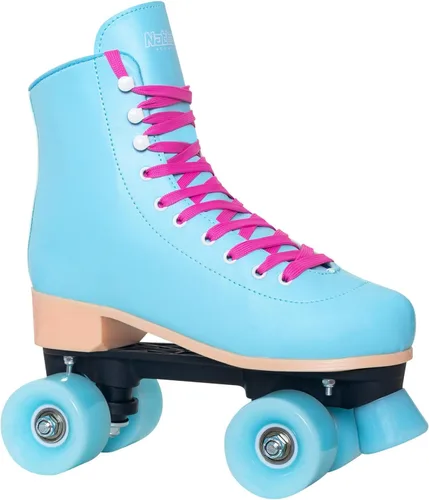Miniatura 10 de Nattork Patines de rodillos para mujeres, diversión al aire libre, patines de derby de moda para hombres, niñas, niños, patines para pistas cubiertas