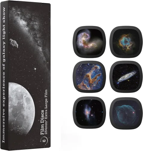 Miniatura 15 de Disco Proyector Galaxy – Diapositiva Proyector Ultra HD, Compatible con Proyectores Galaxy Ainael y Modelos SKE-TKQ01 & BL-DQY02 – Set de 6 Discos