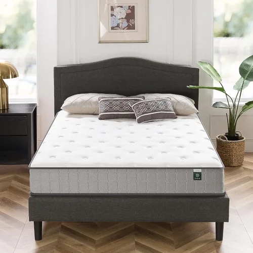 Miniatura 2 de Zinus - Colchón híbrido de gel de 10 pulgadas con soporte de confort y enfriamiento, tamaño completo, colchón de resortes internos ajustados