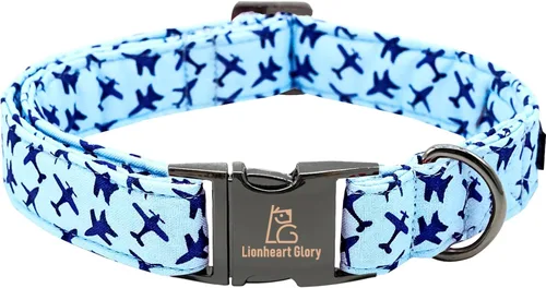 Miniatura 44 de Lionheart glory Collar de perro, Collar de perro azul Collar de perro para niños Collar ajustable de dinosaurio para perros pequeños Regalo