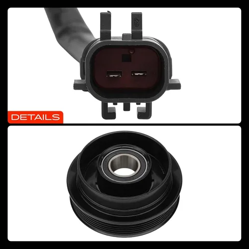 Miniatura 9 de Kit de embrague de compresor de A/C de A-Premium compatible con Dodge Charger 2006-2010, Challenger 2008-2010, Magnum 2005-2008 y Chrysler 300