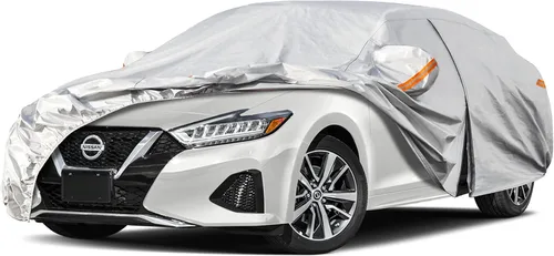 Miniatura 33 de Kayme Funda de automóvil de 6 capas para Audi A4 Sedan (2011-2023), impermeable para todo tipo de clima, cubierta exterior completa, protección