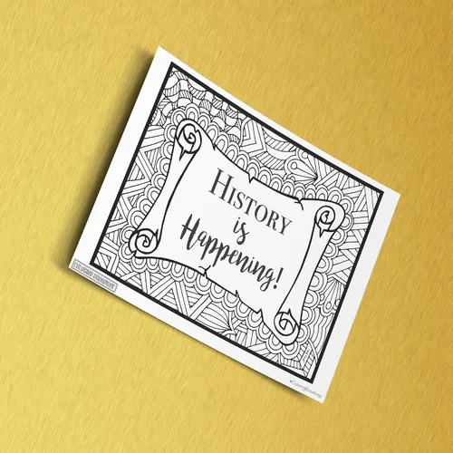 Miniatura 18 de Coloring Broadway - Páginas para colorear inspiradas en Hamilton (juego de 4), colección Legacy, mercancía musical de Hamilton, impresas