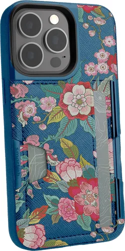 Miniatura 29 de Smartish Funda tipo cartera para iPhone 13 Pro – Wallet Slayer Vol. 2 [delgada + protectora] tarjetero con función atril - Black Tie Affair