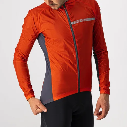 Miniatura 3 de Castelli Chaqueta elástica de ciclismo Squadra para ciclismo de carretera y grava, ciclismo I