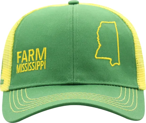Miniatura 65 de John Deere Gorra de béisbol con logotipo y malla trasera con contraste, para hombre