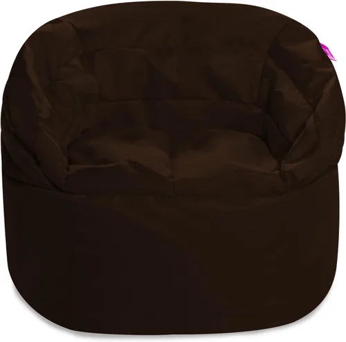 Miniatura 134 de Posh Beanbags - Sillón puff grande, 38 pulgadas, color azul rey sólido Nylon suave - Azul real