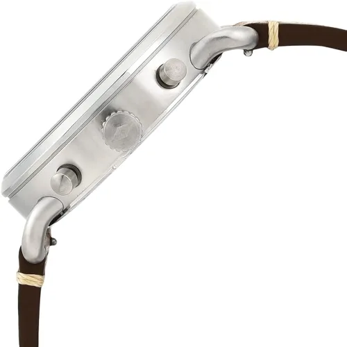 Miniatura 5 de Fossil Commuter - Reloj de cuarzo para hombre de acero inoxidable y piel, estilo casual