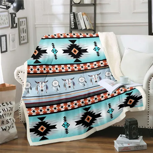 Miniatura 47 de Erosebridal Manta de forro polar de piel de vaca con estampado de leopardo marrón, manta occidental de 50 x 60 pulgadas, manta con estampado de vaca