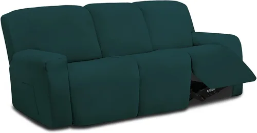 Miniatura 22 de Easy-Going - Funda elástica de microfibra para sofá reclinable seccional, suave vellón ajustable a tu sofá de 2 cuerpos, lavable, protege tus
