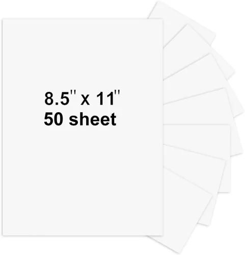Miniatura 10 de 40 Sheets 8.5" x 11" Black Cardstock, Heavyweight Cardstock Sheets Blank Invitation Paper Greeting Cards Printable, 74lb Cover 200 GSM