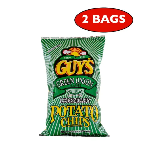 Miniatura 4 de Guys - Papas fritas de crema agria y cebolla, bocadillos saludables y salados con una mezcla única de especias, papas fritas naturales, papas fritas