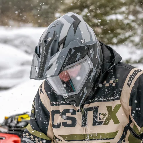 Miniatura 5 de Castle X CX200 Dual Sport - Casco eléctrico para nieve (negro mate, XS)