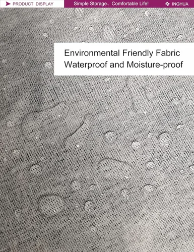 Miniatura 7 de Cesta de Ropa Sucia Grande de Tela de Lona Ligera Cesta de Almacenamiento/Organizador de Juguetes/Ropa Sucia Plegable Impermeable para Dormitorios