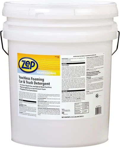Detergente Vehicular Sin Contacto Zep Professional, 5 Galones (1-Paquete) 1041568, R08235 - Excelente para el Mantenimiento de Automóviles y Camiones