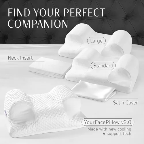 Miniatura 8 de Your Face Pillow - Almohada para dormir de espalda, almohada de belleza para dormir de espalda, almohada cervical de espuma viscoelástica