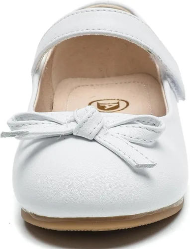 Miniatura 4 de kkdom Zapatos de vestir para niña, zapatos planos de ballet Mary Jane, zapatos escolares para niños pequeñosniños grandes