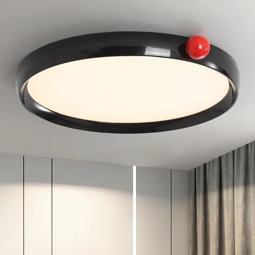 Miniatura 11 de Lámpara de techo de montaje empotrado de 15.7 pulgadas, lámpara de techo LED redonda de 40-60 W, lámpara de techo moderna y delgada, luces de techo