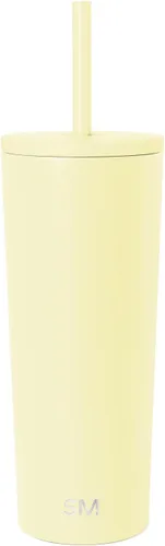 Miniatura 12 de Simple Modern- Vaso con aislamiento, c/tapa y pajilla Taza de viaje Botella de agua de ac. inox. reutilizable Unisex Colecc. Classic 24 oz