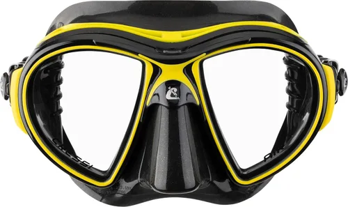 Miniatura 3 de Cressi Máscaras de buceo con lentes de lágrima inclinadas para una mayor visibilidad hacia abajo, evolución del aire y los ojos: fabricadas