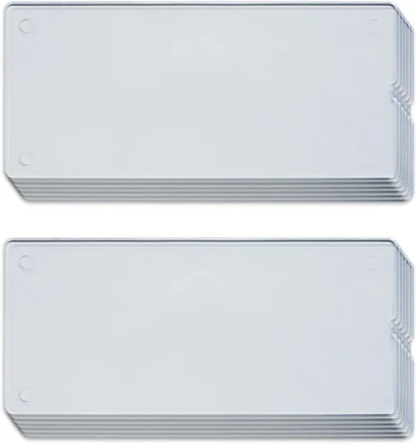 Miniatura 8 de Blue Ginkgo Gabinete mediano de 16 cajones, organizador transparente apilable para hardware, cuentas, ladrillos de plástico, oficina y Gris