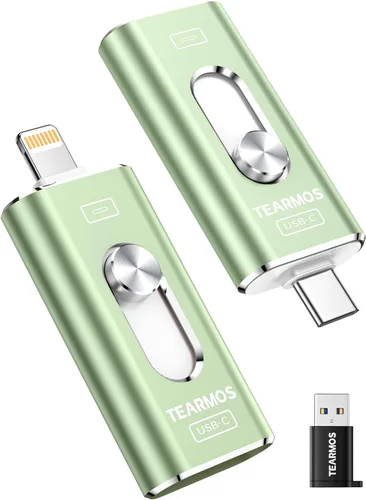Miniatura 10 de Memoria Stick de 256 GB para iPhone Flash Drive, almacenamiento de teléfono para fotos y videos, copia de seguridad de archivos, compatible