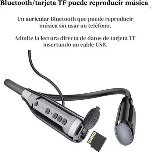 Miniatura 6 de Kinobo - Auriculares Bluetooth con tira para el cuello, Bluetooth 6.0, 120 horas de reproducción, resistencia al agua IPX7, auriculares deportivos